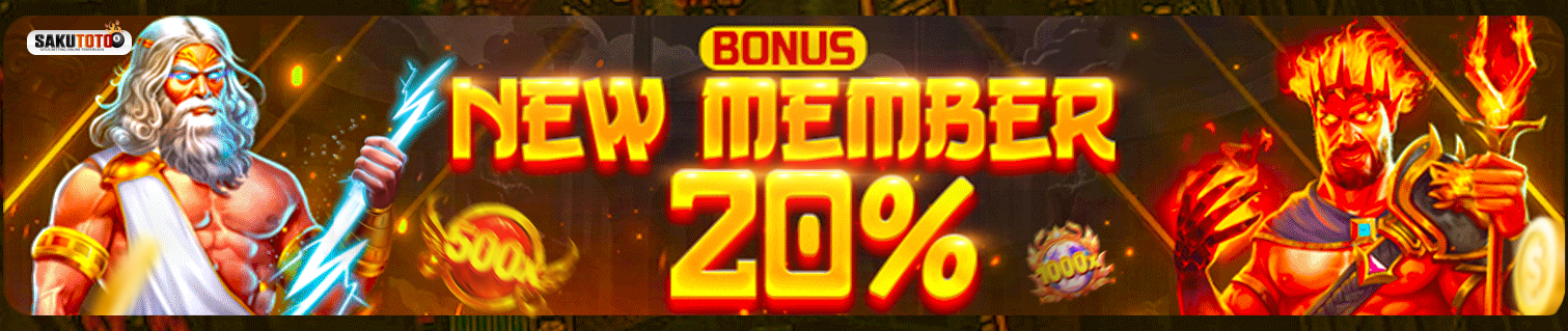 BONUS NEW MEMBER 20%